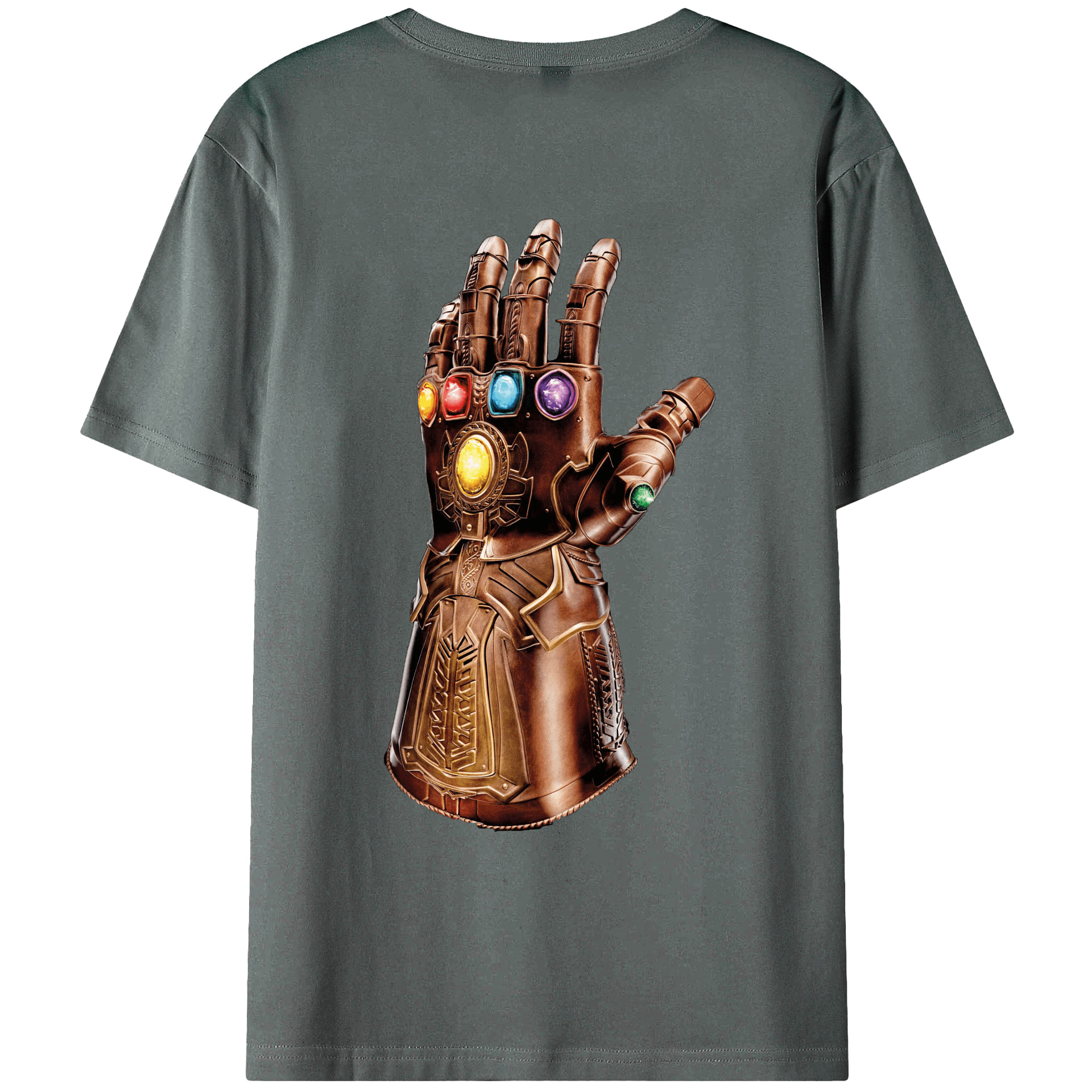 （画像用） アベンジャーズ The Avengers 綿100％ メンズ半袖Tシャツ（バックプリント） 通気性